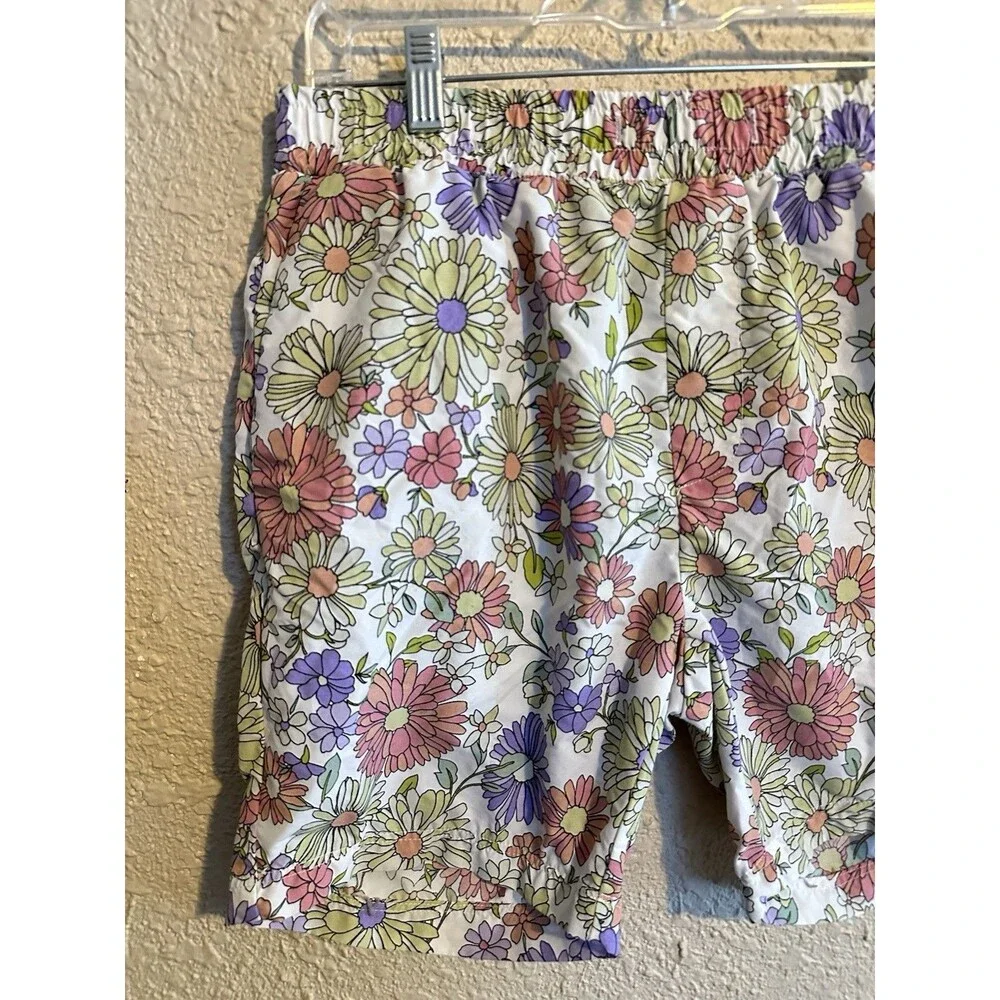 Barney Cools Mens Swim Shorts Medium Trunks Pink Floral Tropical‎ Beach Vacation